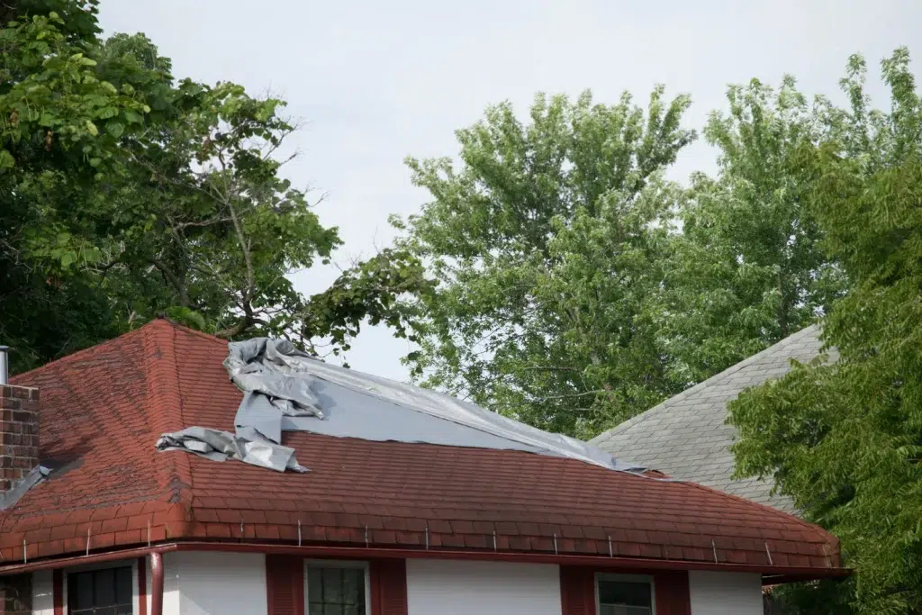 damaged roof repair in Vancouver