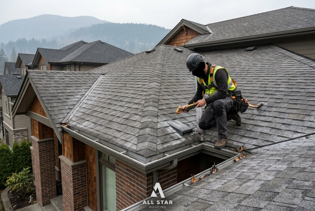 Roof Repair Vancouver for wildfire-damaged shingles and gutters.